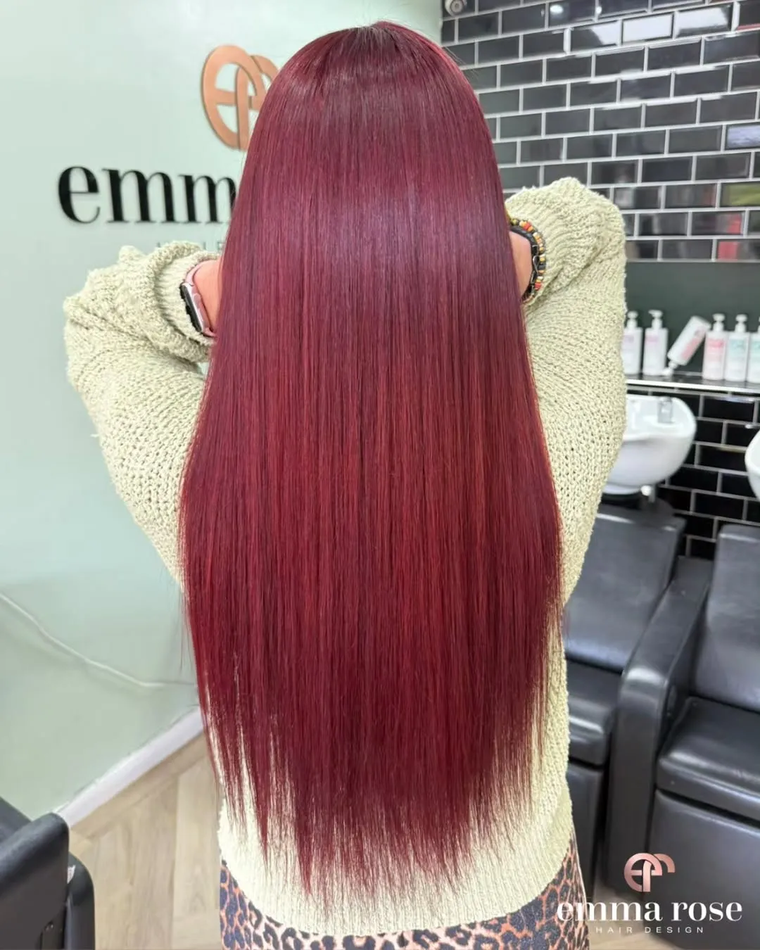 From faded copper to deep, velvety wine! 🍷  How stunning is this transformat...
